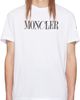 Moncler Moncler White Logo-Printed T-Shirt - 1