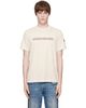 Moncler Moncler White Outline Logo T-shirt - 1