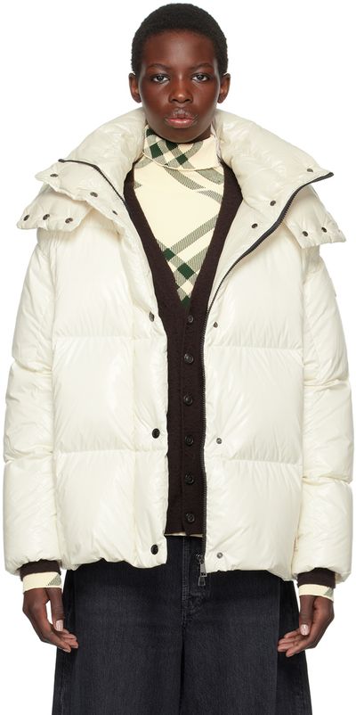 Moncler Moncler White Parana Down Jacket