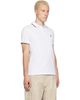 Moncler Moncler White Tricolor-Trimmed Cotton Piquet Polo - 2