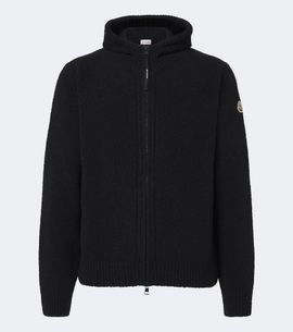 Moncler Moncler Wool-blend bouclé zip-up hoodie