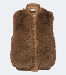 Moncler Moncler Wool-lined down vest