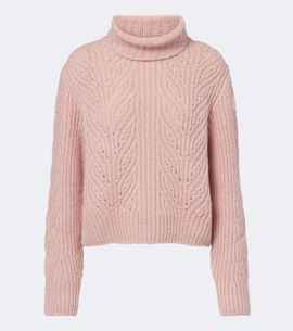 Moncler Moncler Wool, alpaca, and cashmere turtleneck sweater