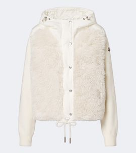 Moncler Moncler Wool and cashmere down padded cardigan