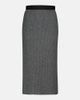 Moncler Moncler Wool and cashmere midi skirt - 1