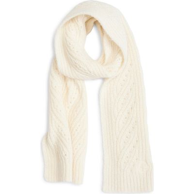 Moncler Moncler Wool Blend Knit Scarf