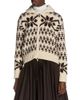 Moncler Moncler Zippered Fair Isle Cardigan - 1