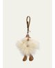 Moncler MonDuck Key Ring in Faux Fur - 1