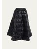 Moncler Nylon A-Line Puffer Skirt - 1