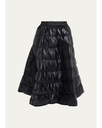 Moncler Nylon A-Line Puffer Skirt