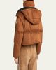Moncler Paterne Convertible Short Down Jacket with Detachable Hood - 3