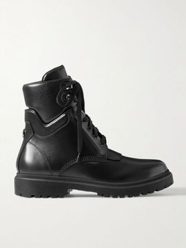 MONCLER Patty leather ankle boots