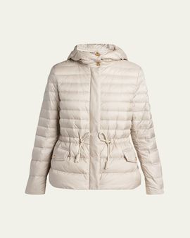 Moncler Raies Hooded Short Down Jacket