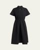 Moncler Short-Sleeve Nylon Midi Dress - 1