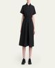 Moncler Short-Sleeve Nylon Midi Dress - 2