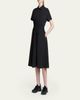 Moncler Short-Sleeve Nylon Midi Dress - 4