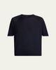 Moncler Short-Sleeve Wool Sweater - 1