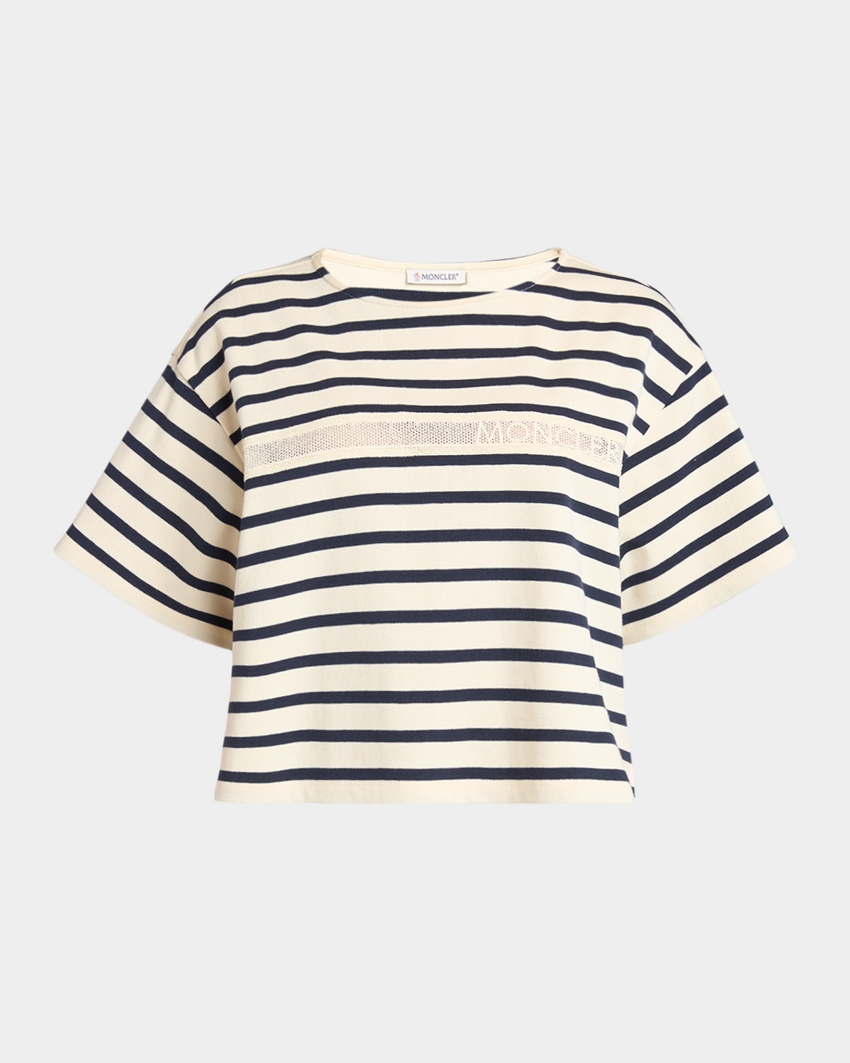 Moncler Stripe Short-Sleeve T-Shirt
