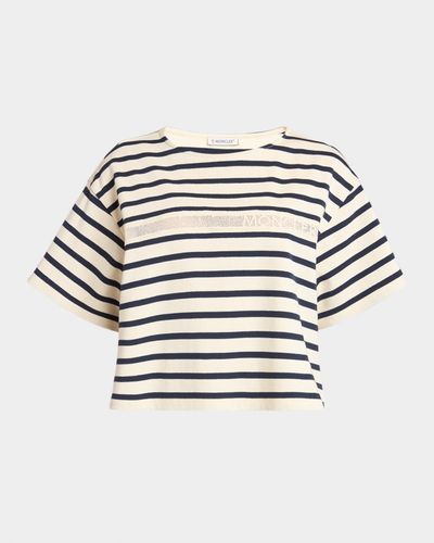 Moncler Stripe Short-Sleeve T-Shirt