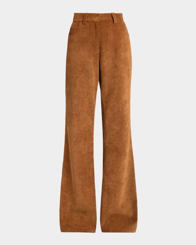 Moncler Wide-Leg Corduroy Trousers