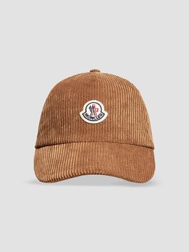 Moncler Women's Baseball Hat in Corduroy