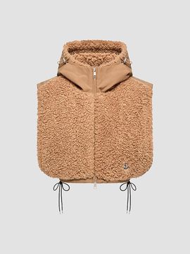 Moncler Women's Bib in Teddy Fleece