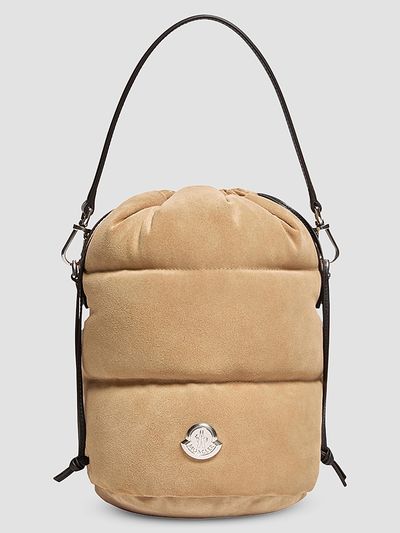 Moncler Women's Caradoc Bucket Bag in Suede