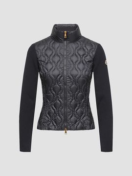 Moncler Women's Down-Filled Cardigan in Cotton
