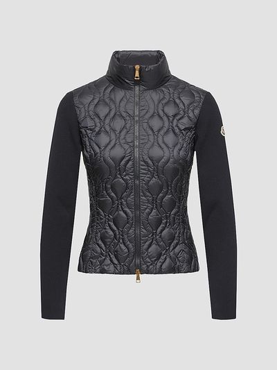 Moncler Women's Down-Filled Cardigan in Cotton
