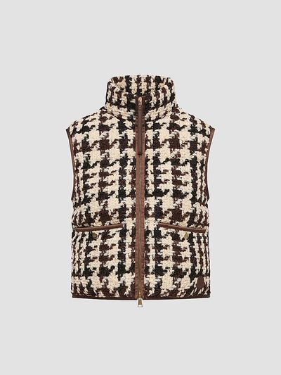 Moncler Women's Emotionallite Padded Vest in Tweed