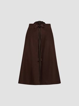 Moncler Women's Midi Skirt in Wool