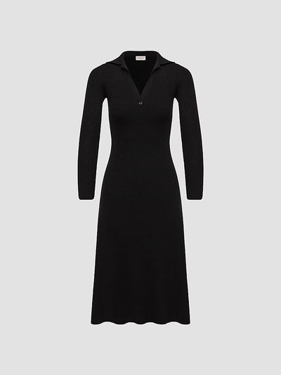 Moncler Women's Polo Dress in Wool Blend