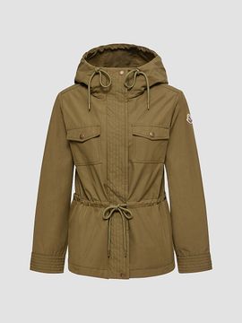 Moncler Women's Serin Parka Jacket in Cotton Blend