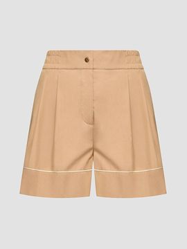 Moncler Women's Shorts in Cotton Blend