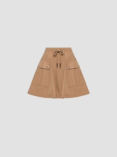 Moncler Women's Skirt in Cotton Blend
