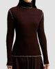 Moncler Women's Turtleneck Sweater in Cotton - 2