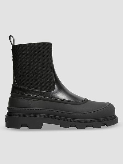 Moncler Women's Vera Edge Ankle Boots in Leather