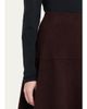 Moncler Wool-Blend Knit Midi A-Line Skirt - 5