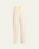 Moncler Wool Gabardine Tailored Pants - 1