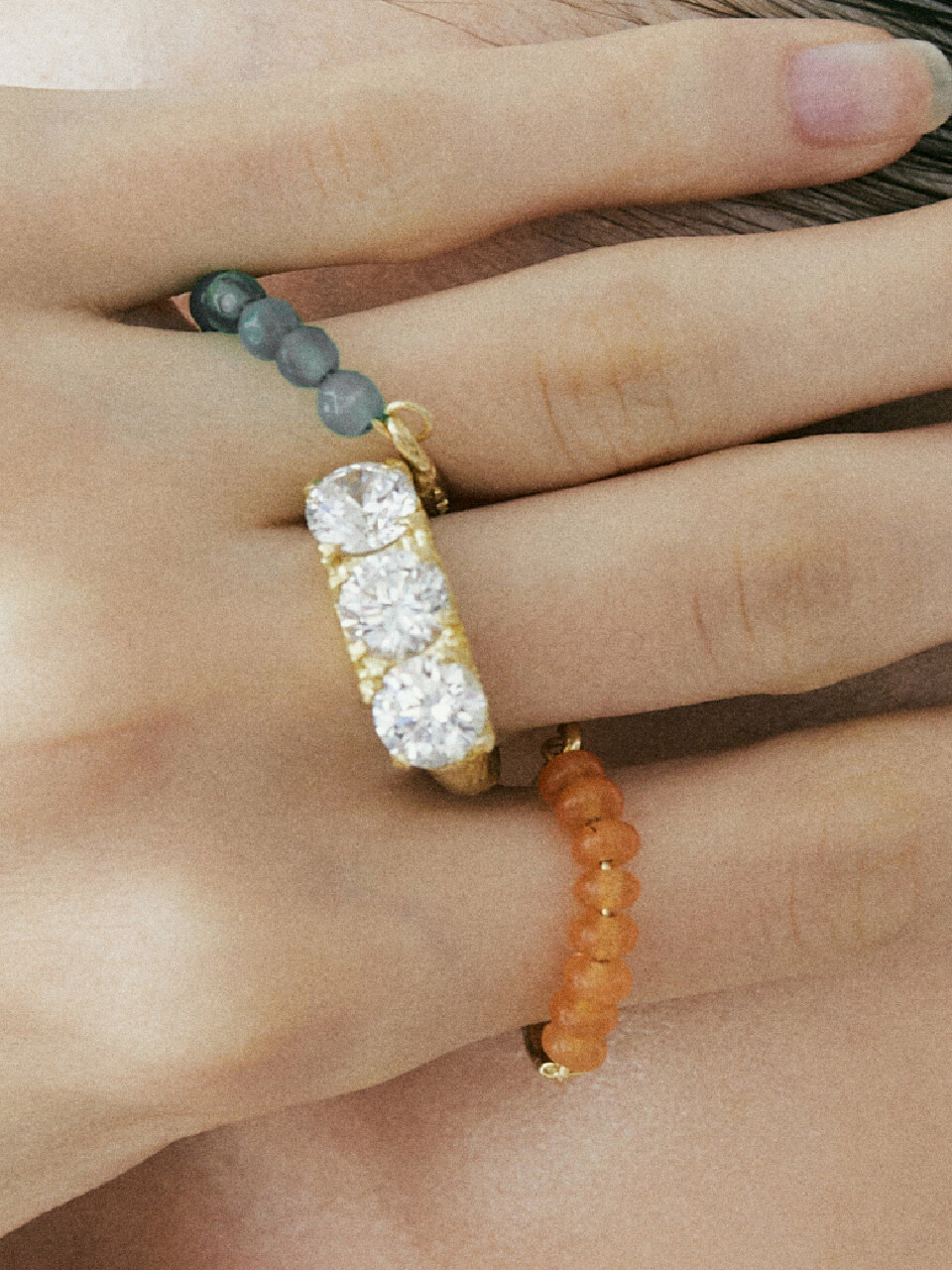 MONDAM Dessin CZ R 002 Ring