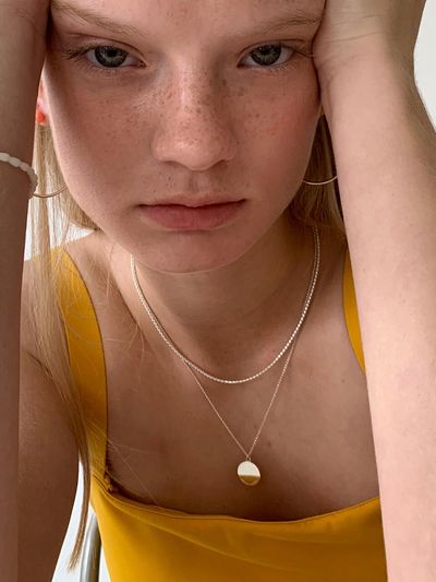 MONDAY EDITION Arc Logo Pendant Necklace