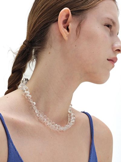 MONDAY EDITION Clear Dewdrops Necklace