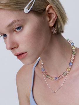 MONDAY EDITION Cotton Candy Ice Necklace