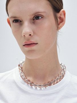 MONDAY EDITION Crystal Clear Necklace