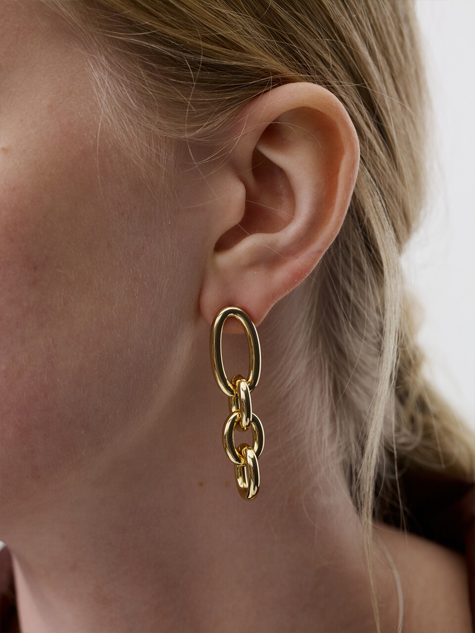 MONDAY EDITION Irregular Chain Earrings