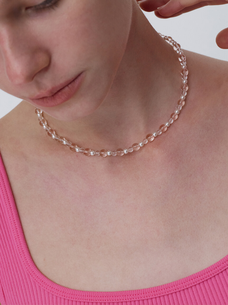 MONDAY EDITION Peach Juice Necklace