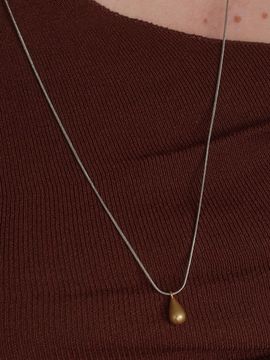 MONDAY EDITION Teardrop Pendant Necklace - Gold Pendant