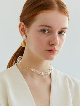MONDAY EDITION Various Shape of Acrylic Choker