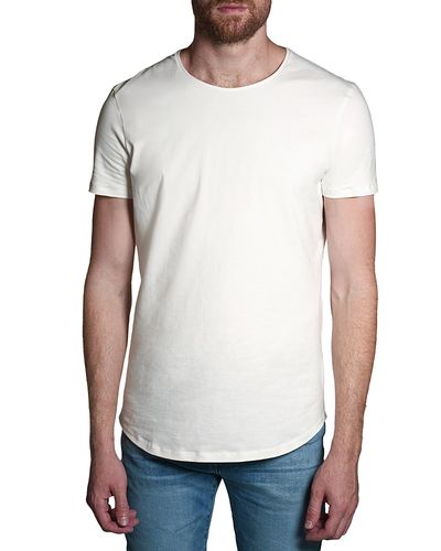 Monfrere Monfrere Blanc Short Sleeve Stretch Crewneck Tee
