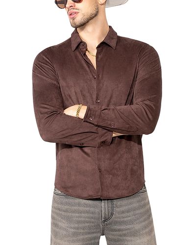 Monfrere MONFRERE Cooper Sueded Shirt